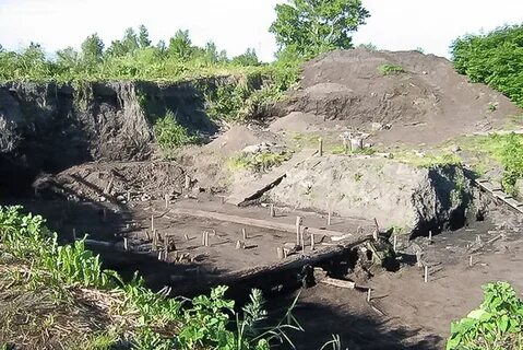 Раскопки поселения