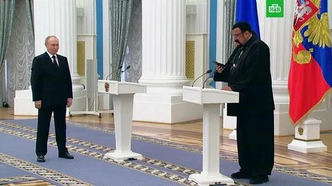 Награждение стивена сигала орденом дружбы народов
