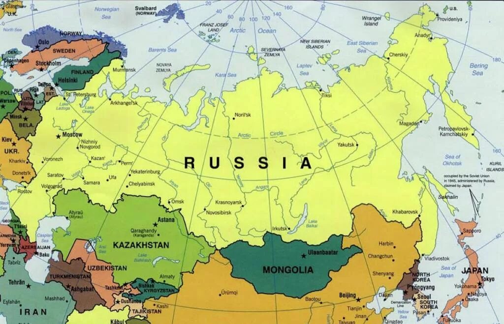 На территории каких стран расположены