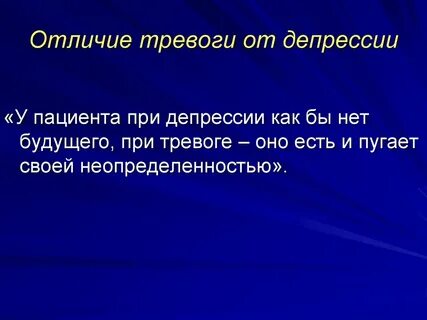 Тревога отзывы