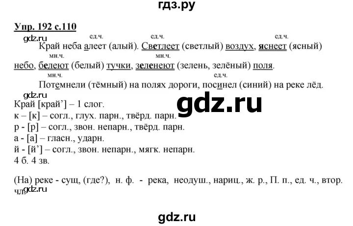 Математика упр 192 6 класс 2 часть. Русский язык 3 класс упражнение 192. Русский язык 3 класс стр 110.