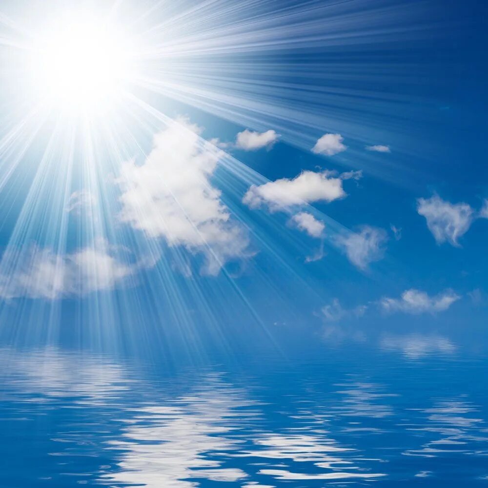 солнечное небо. стикер солнечное небо. Sun through clouds. облачное небо с солнцем. голубое небо и солнце.