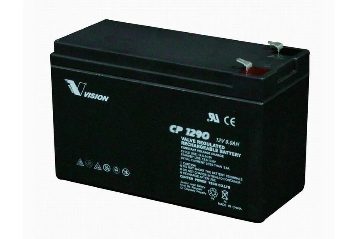 Аккумулятор Vision cp1290 (12v / 9ah). Аккумулятор 12v 7ah для мотоцикла. Аккумулятор 12 в, 7 Ач. Vision АКБ Vision cp12170e.