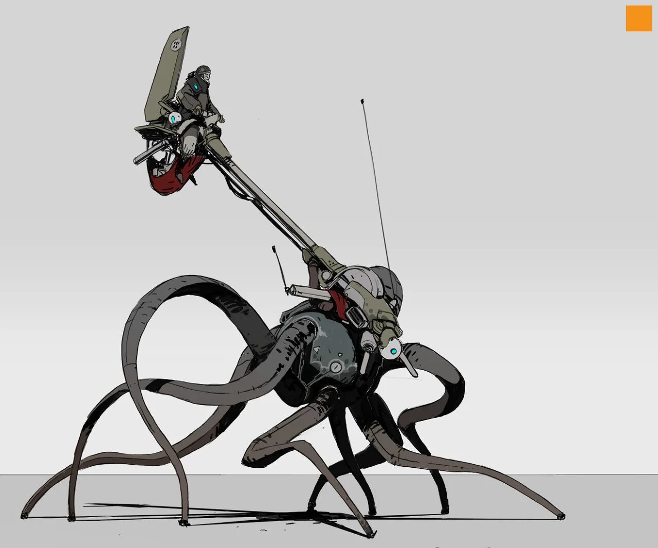 Эн дроны. Даррен Бартли. Darren Bartley Art. Робот паук концепт. Робот паук концепт арт.