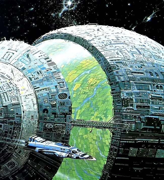 Angus MCKIE. Angus MCKIE художник космический. Ретрофутуризм арт Космическая станция.