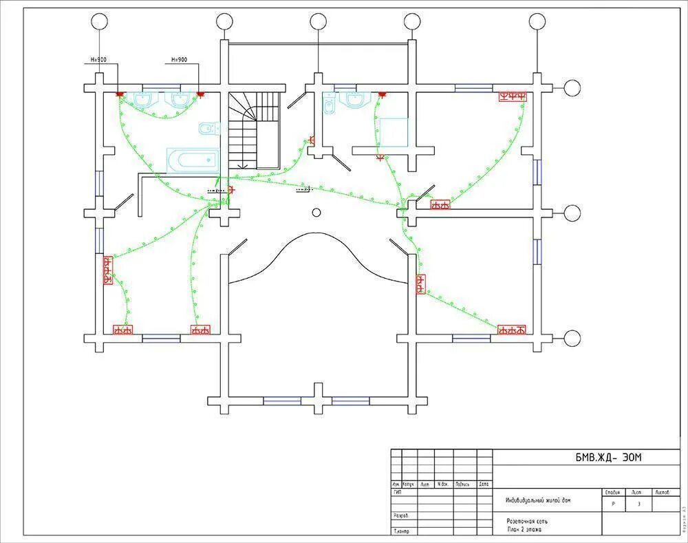 Проект электропроводки. Чертеж-проект электроснабжения жилого дома. Схема проводки в квартире 3 комнаты панельный дом. Чертёж план развотки электропитания. Схема электропроводки в коттедже чертеж.