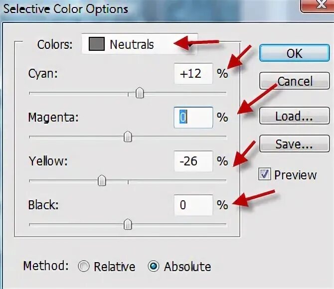 Option color. Option color