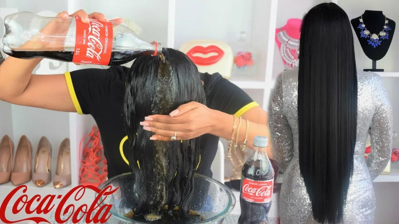 Как мыть голову с нарощенными. Прическа с бутылкой колы. Волосы Кока кола. Причёска Кока кола в волосах. Цвет Кока колы на волосах.