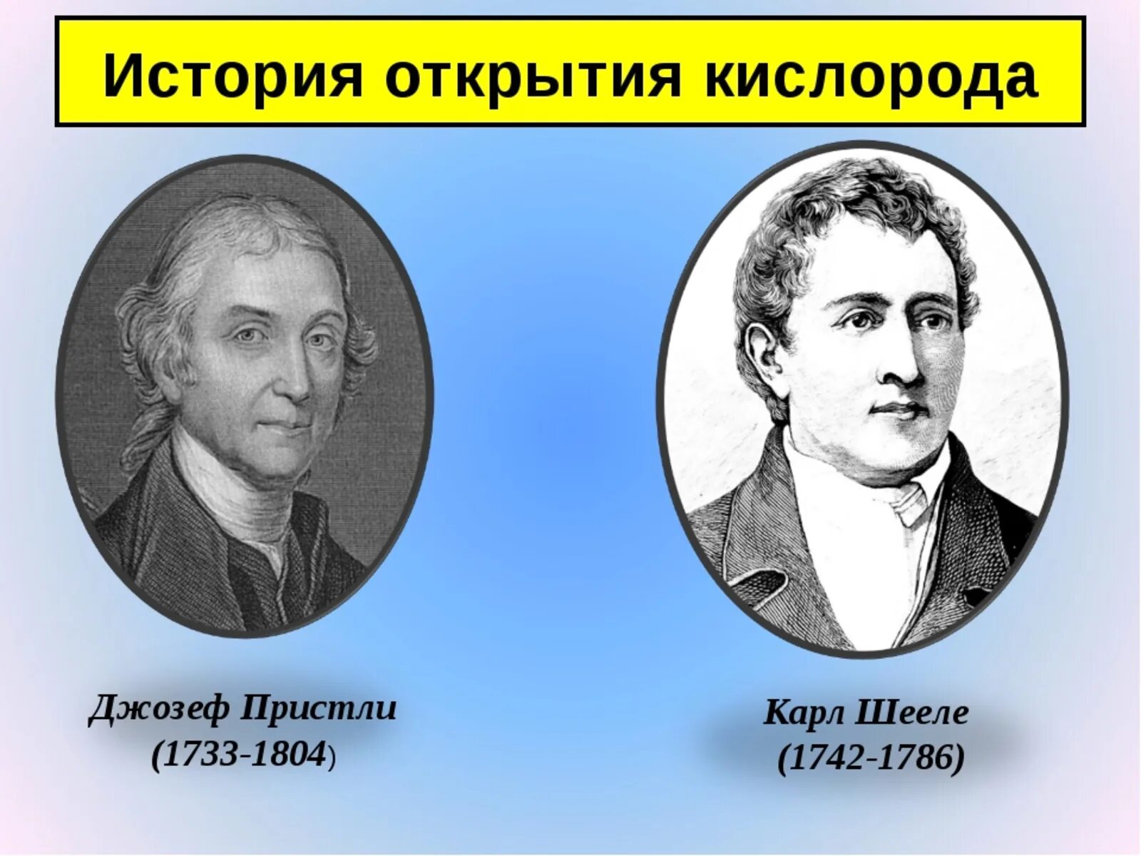 Открытие кислорода Пристли Шееле. История открытия кислорода Шееле. Сайт который был открыт