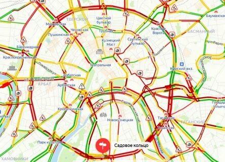 Пробки на кузнецком мосту