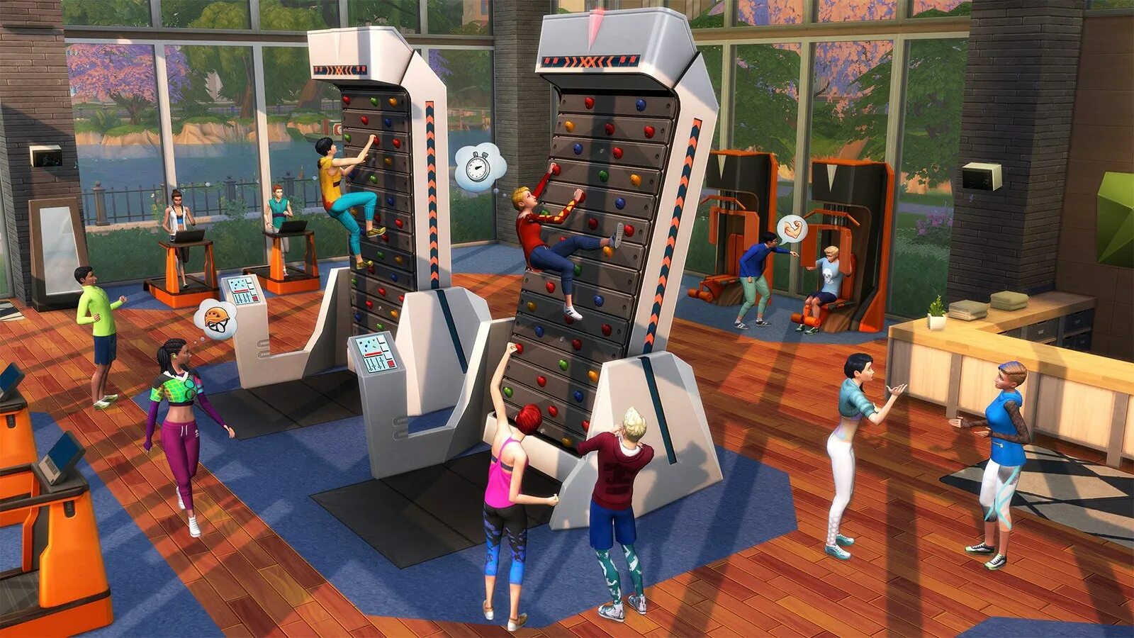 Игра на 4 все открыто. Симс 4 фитнес. SIMS 4 Fitness. SIMS 4 игра. SIMS 4 Fitness stuff.