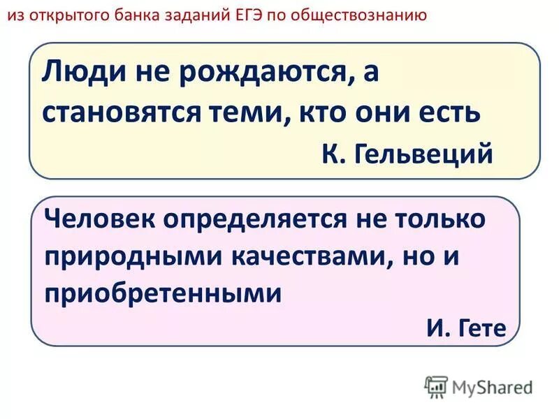 тест по обществознанию социализация личности