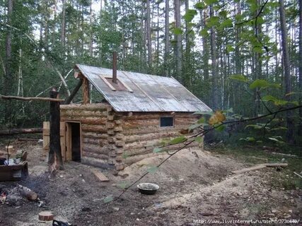 Изба в лесу своими руками