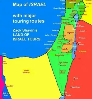 Israel map