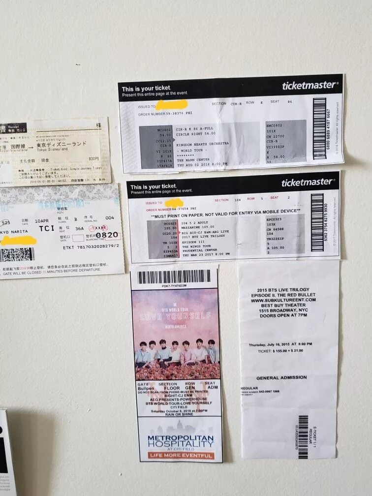 Билет на концерт BTS. Тикетмастер БТС. Билет на концерт BTS под чехол. Ticketmaster BTS билеты на концерт.