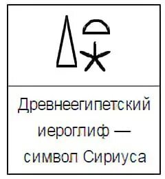 Обозначение сириуса