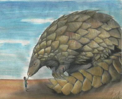 Giant Pangolin by jemangel on DeviantArt.