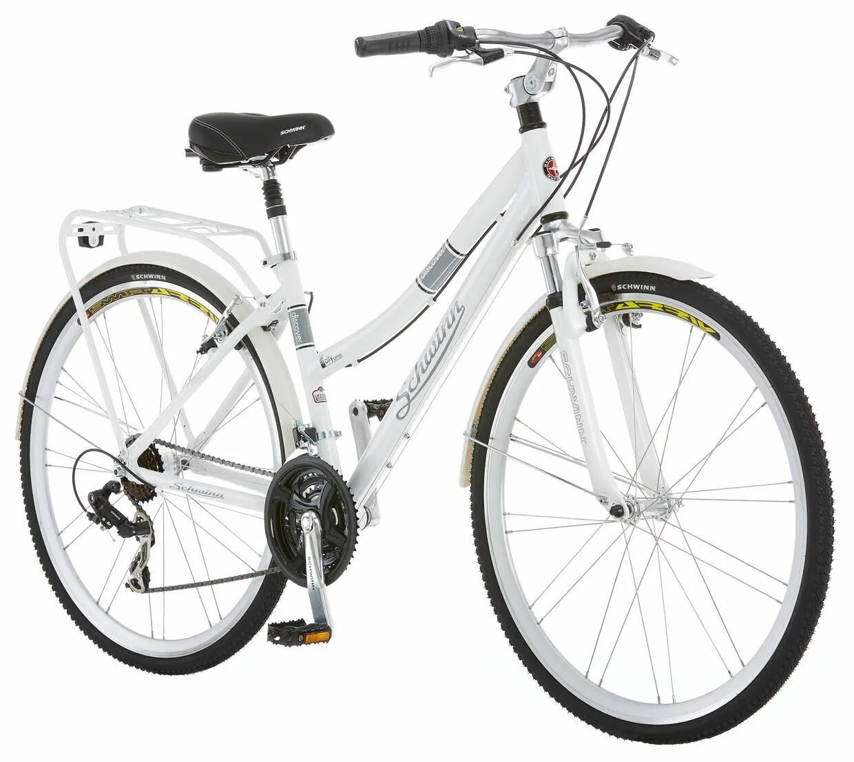 Велосипед городской взрослый купить. Велосипед Schwinn женский горный. Schwinn discover Hybrid Bike. Schwinn велосипед белый. Городской велосипед Schwinn discover women.