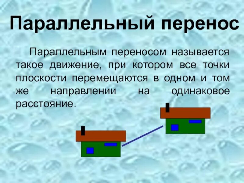 Как называется перенесение. Что называется параллельным переносом. что называется перемещением. параллельное перемещение. параллельный перенос.