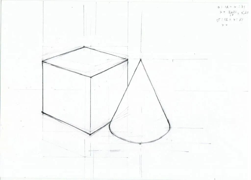 Рисование объемных фигур куб. Рисование геометрических тел (призма, пирамида, куб). Объемные фигуры поэтапно. Построение натюрморта из геометрических тел. Объемные фигуры поэтапно.