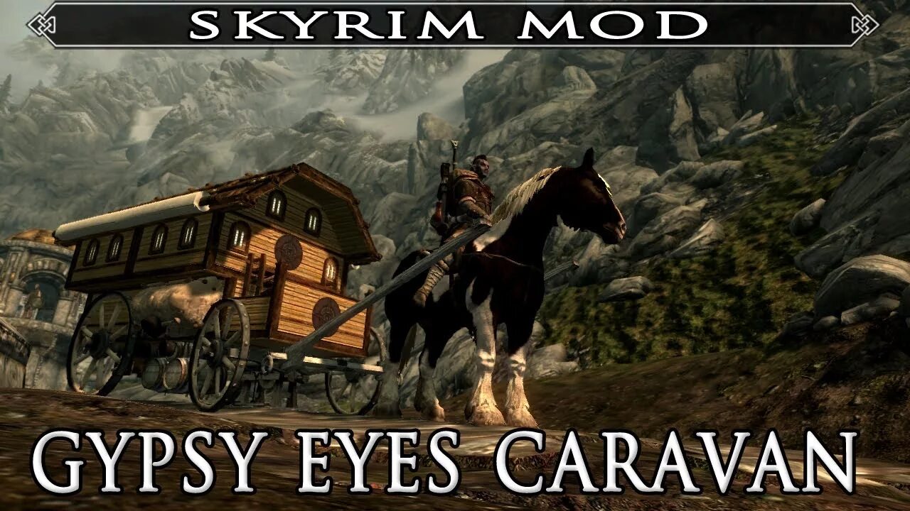 Скайрим караван. Skyrim Караван. Гипси Караван скайрим. Gypsy Eyes Caravan. Карета из Скайрима.