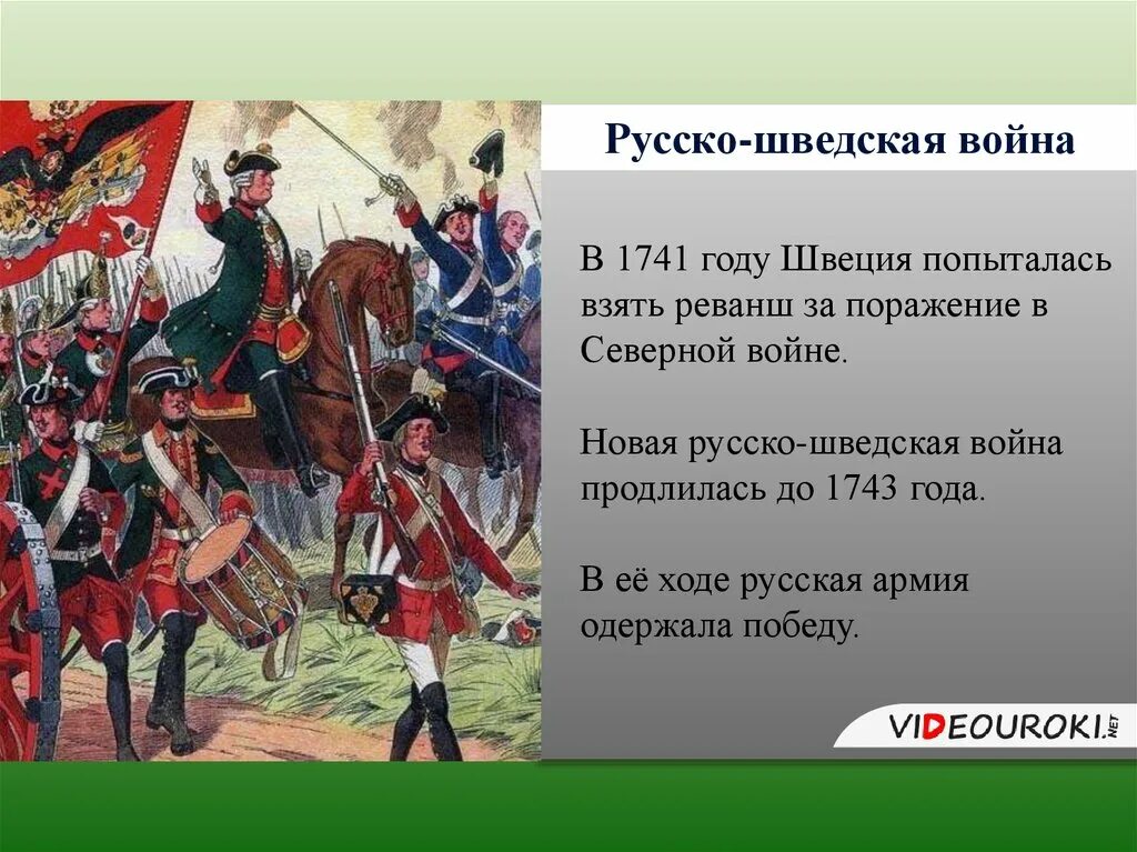 Швеция воевала с россией