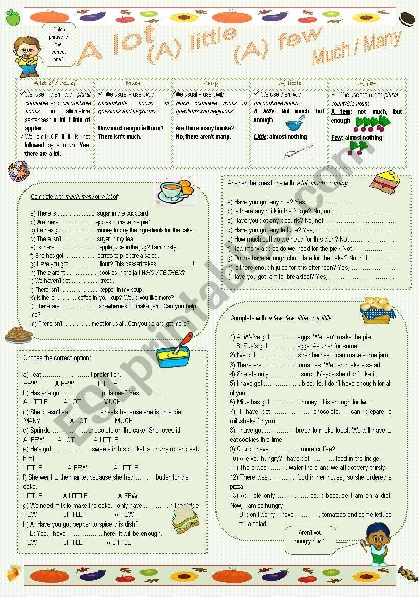 A lot of a few a little упражнения. Упражнения на much many a lot of a little a few. A few a little упражнения. Much many a lot of few a few little a little. There isn t bread