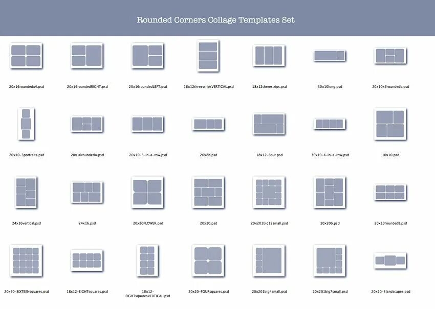 Set template. Photoshop collage templates. book template - photoshop template free download.