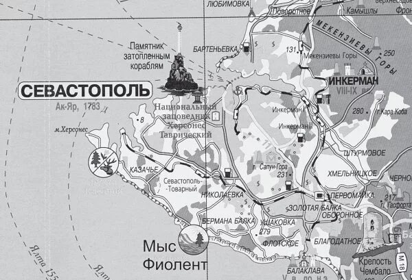 Автобус 21 инкерман севастополь. Мыс Фиолент на карте Крыма. Мыс Фиолент Севастополь на карте. Мыс Фиолент на карте Крыма карта. Севастополь Фиолент на карте.