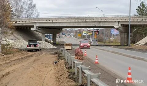 Левый берег дорога