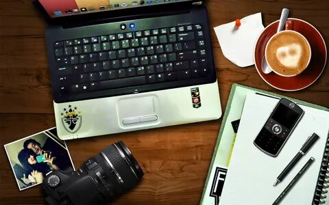 Рабочий стол ноутбука на телефоне