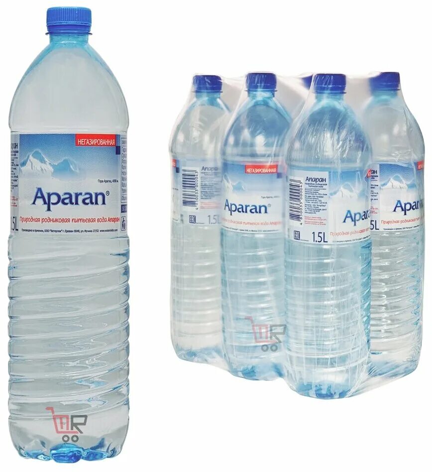 Родниковая вода доставка. Вода Апаран 1,5. Питьевая вода Aparan 6л (2шт). Вода 10.6 Родниковая. Вода высшей категории.