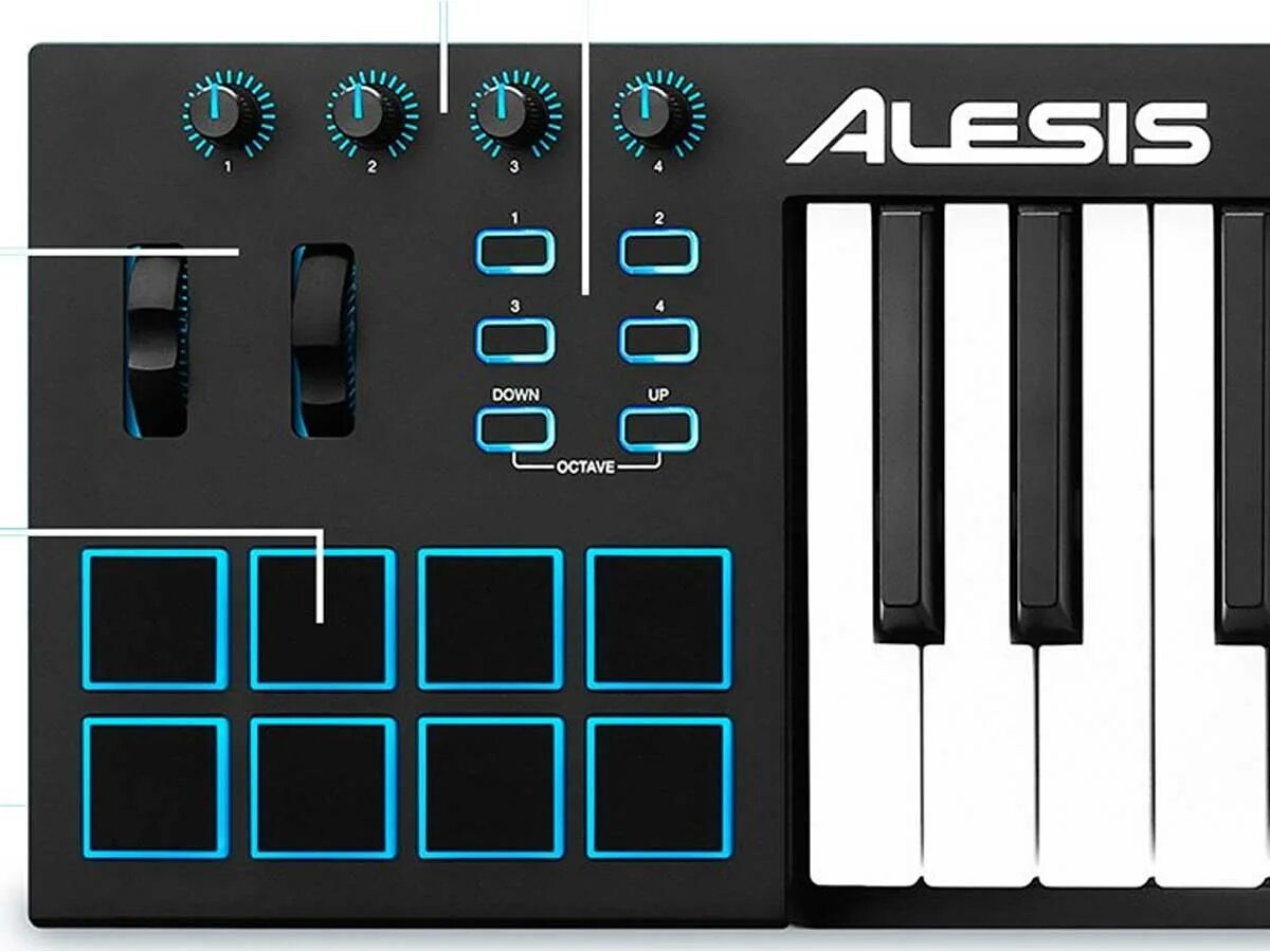 Midi клавиатуры обзор. Midi-клавиатура alesis v61. миди клавиатура alesis v125. alesis 49. клавишная аппаратура alesis v25.