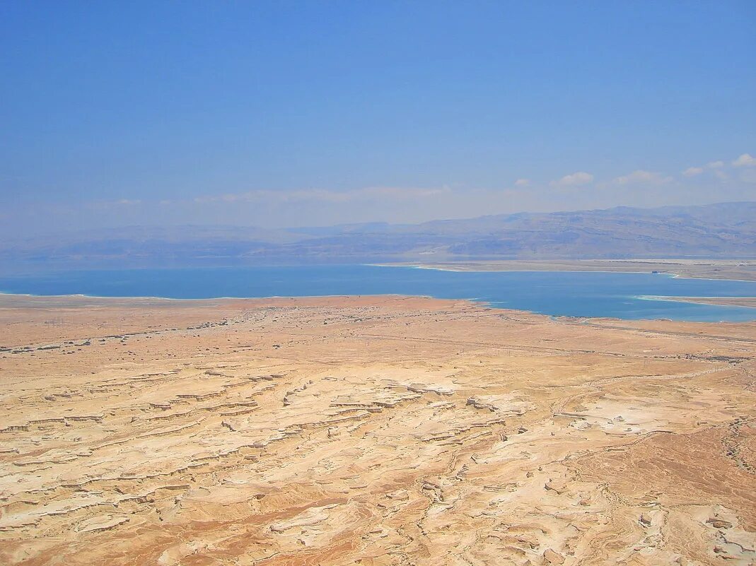 Окрестность форум. Ручей Кина на Мертвом море в пустыне.