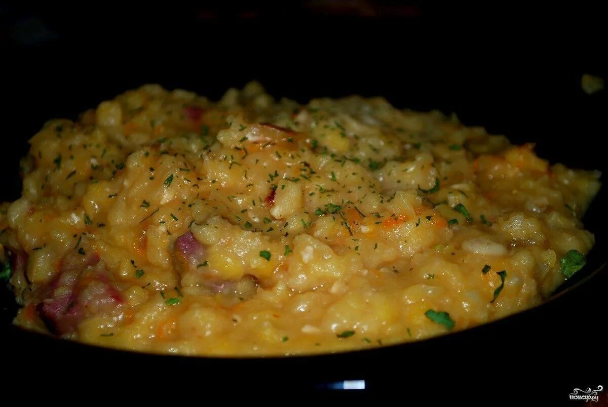 Сварить гороховую кашу вкусно в кастрюле