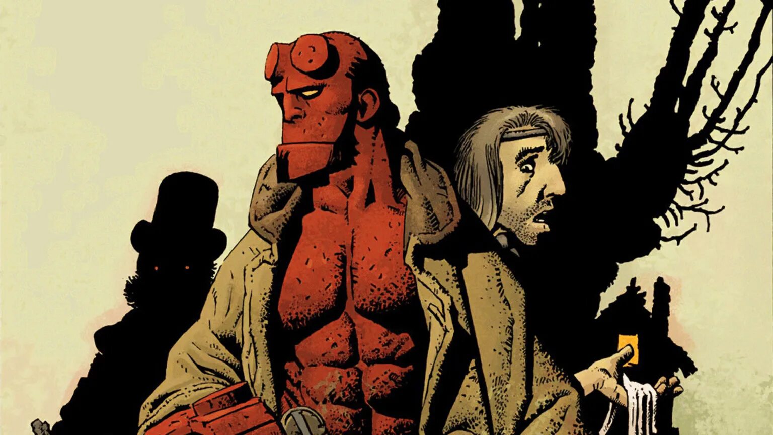 Hellboy mike mignola art. Хеллбой горбун комикс. Hellboy crooked man. Хеллбой доктор штраус. Dark horse comics хеллбой.