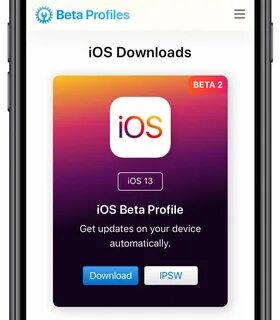 Beta profiles ios 16