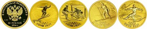 Золотые монеты футбол