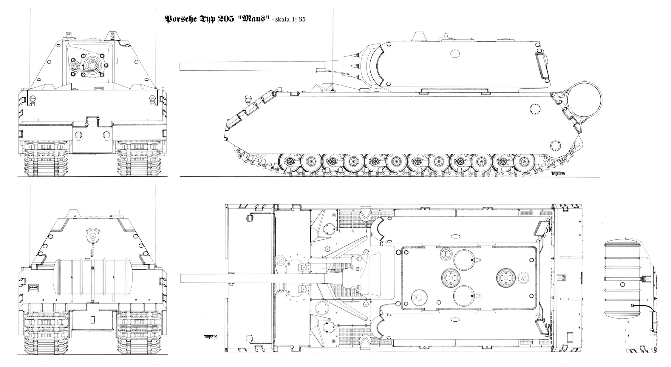 Шаблоны легких танков. JG.PZ.e100 чертеж. Чертеж танка Маус сбоку и спереди. Танк Маус габариты. Чертеж танка Маус.