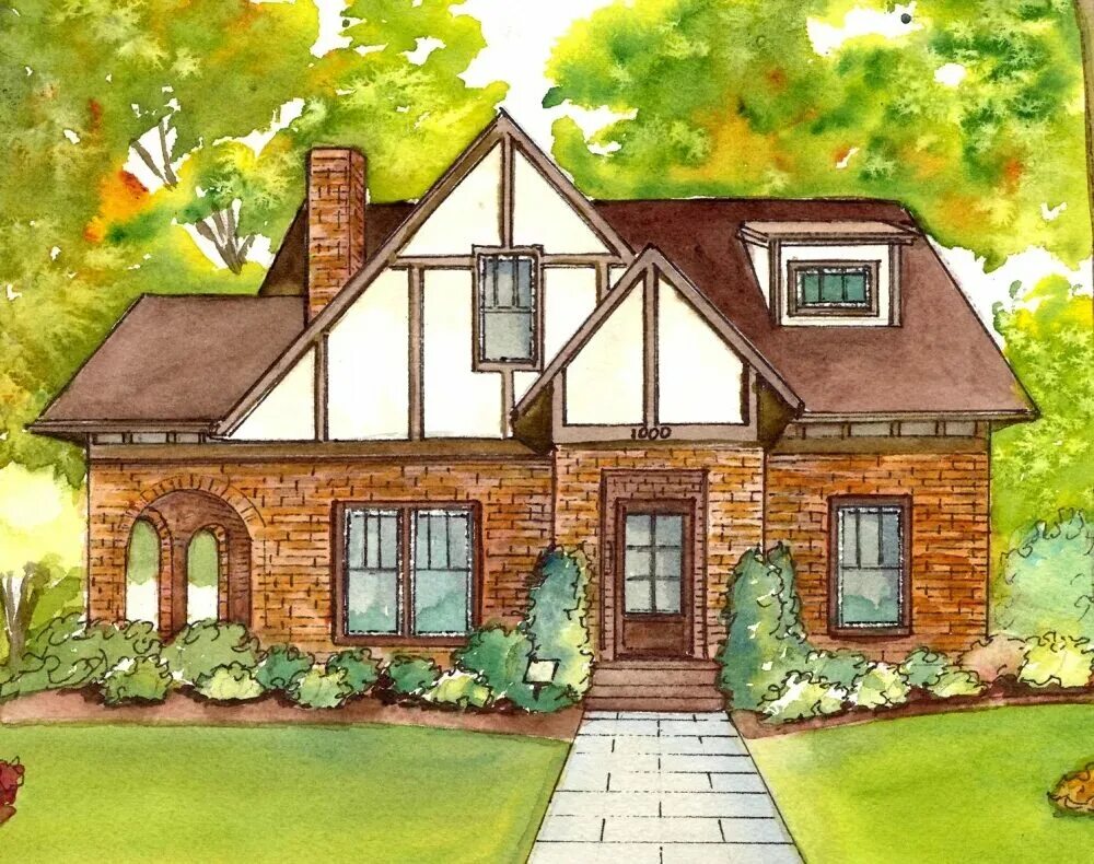 Красивый дом открытка. Дом рисунок. Домик рисунок. Красивый дом рисунок. Нарисовать дом.