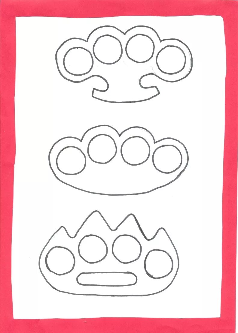 Кастет выкройка. Кастет чертеж 1 к 1. Как нарисовать кастет. Распечатка кастета. Кастет чертеж.