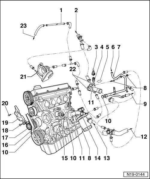 6 схема. Схема двигателя bse 1. Bse 1. Система охлаждения на двигателе 1. 6 клапан на впускном коллекторе.