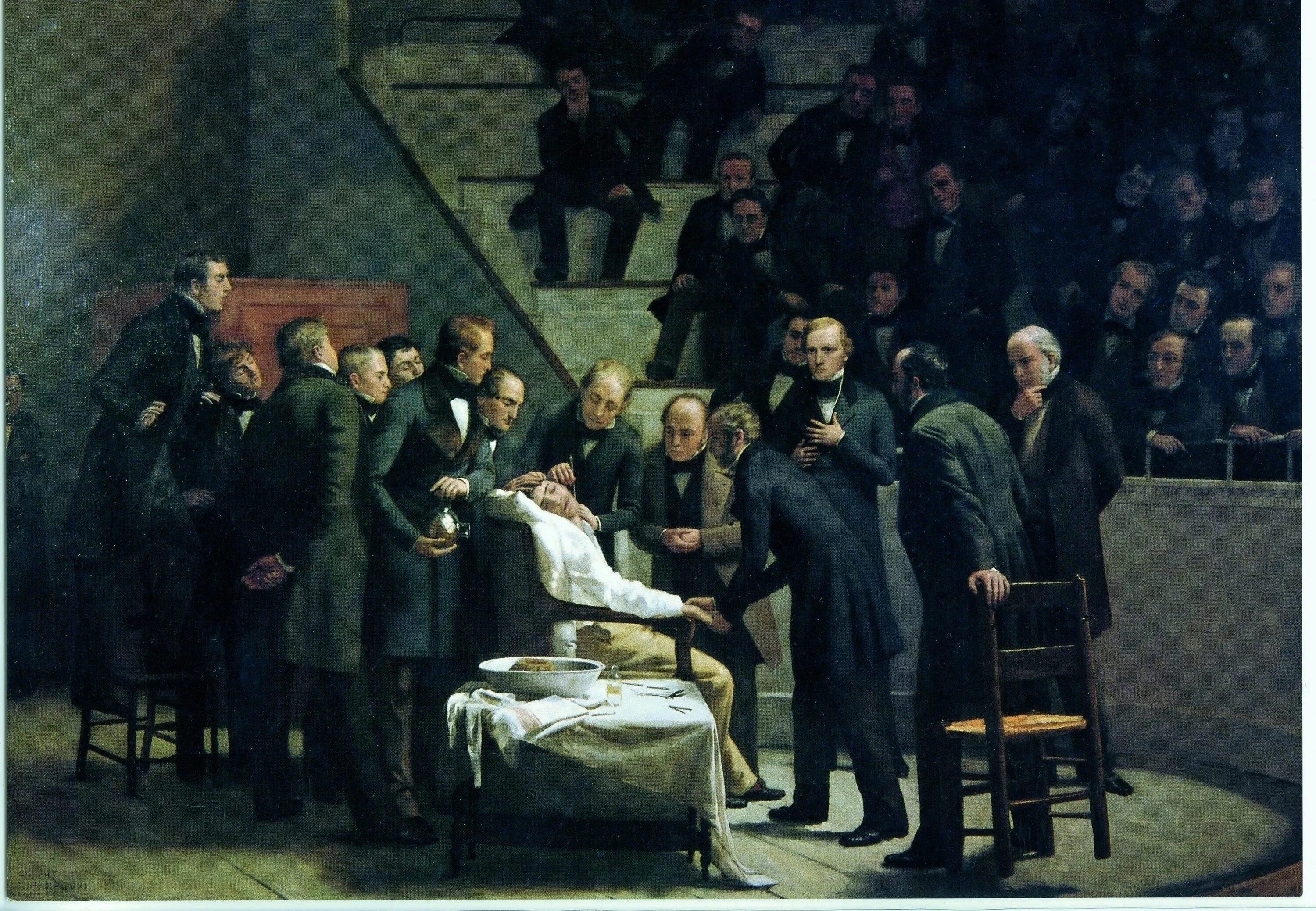 Когда была первая операция. Уильям Мортон. Джон Уоррен 1846.