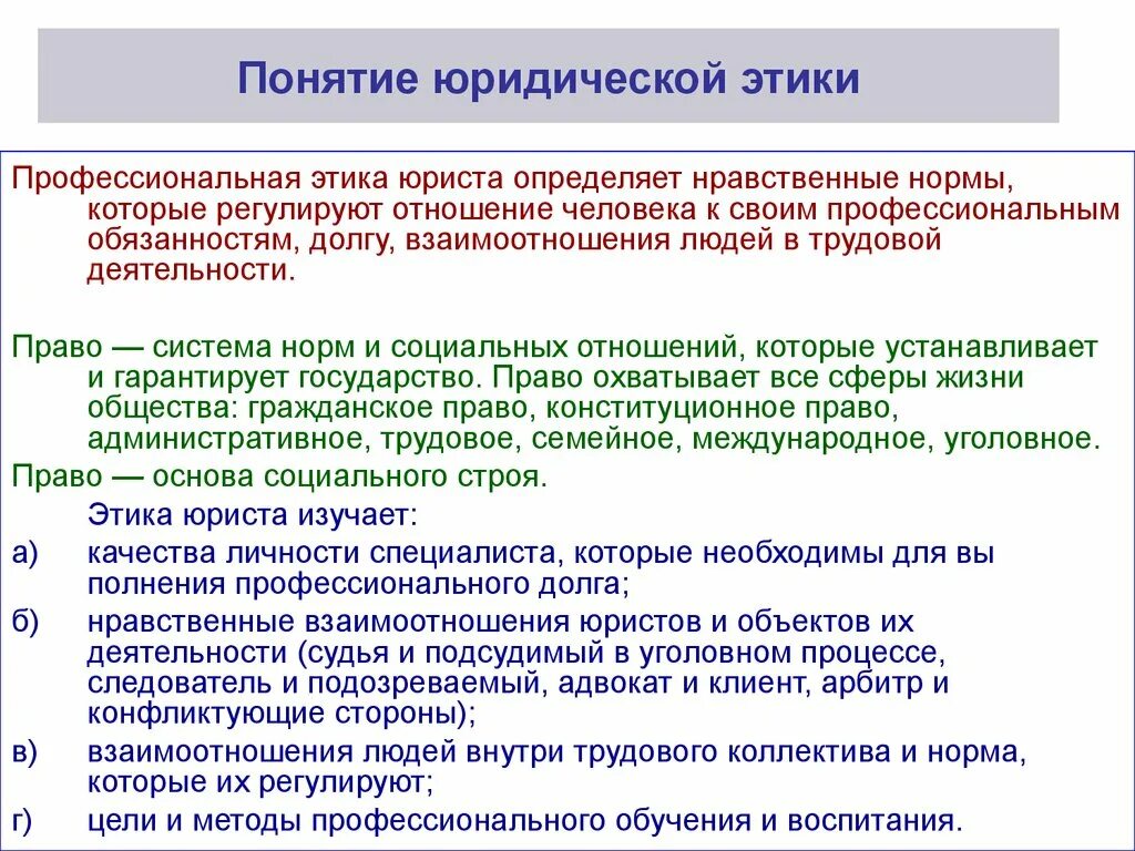 Нравственное и правовое регулирование. Профессиональная этика юриста. Понятие этики юриста. Понятие профессиональной этики юриста. Этика профессиональной деятельности юриста.