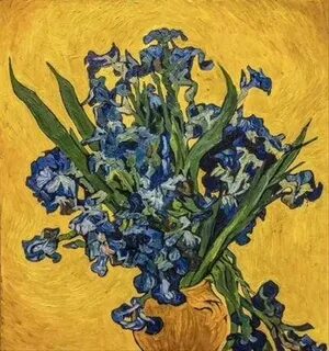 Ван гог ирисы оригинал