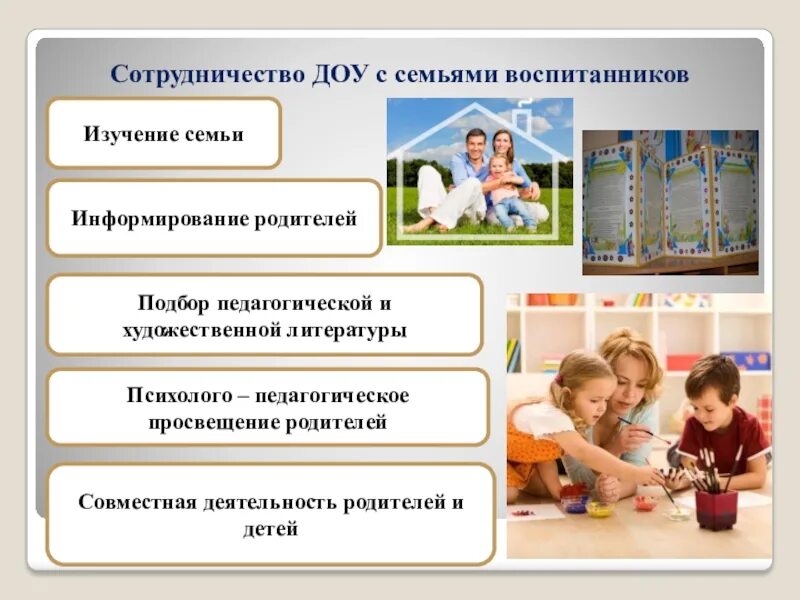 Совместные формы работы с родителями