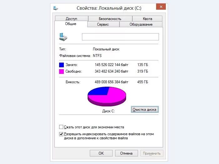 Общие свойства диска. Очистка жёсткого диска Windows 10. Свойства диска. Очистка локального диска с. Размер Windows 10 на жестком диске.