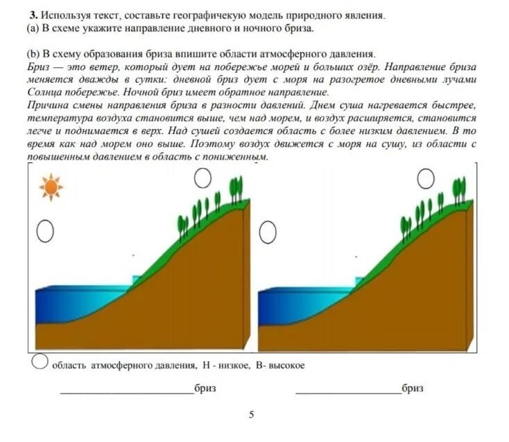 Схема образования бриза. Схема образования дневного бриза. Как нагревается воздух над сушей и над морем. Модель природного явления в схеме. Что прежде всего отличает географическую модель