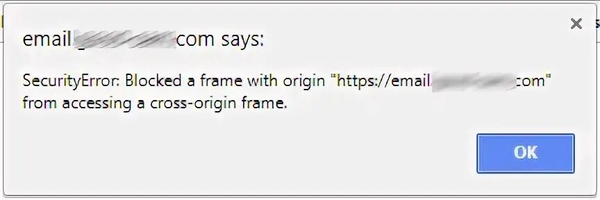 Cross origin iframe