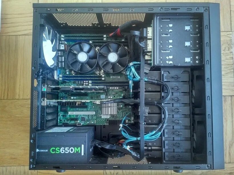 X9drl if. Supermicro x9drl-if. Corsair cs650m. Super x9drl-if Rev 1.01. ПК на серверном железе.